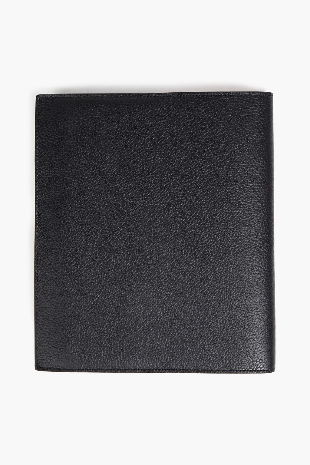MONTBLANC Logo-appliquéd textured-leather notebook