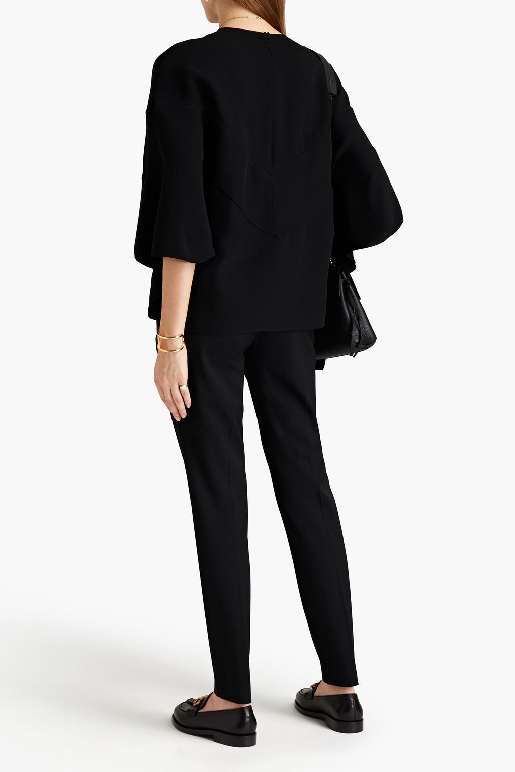 VALENTINO GARAVANI Silk-crepe top