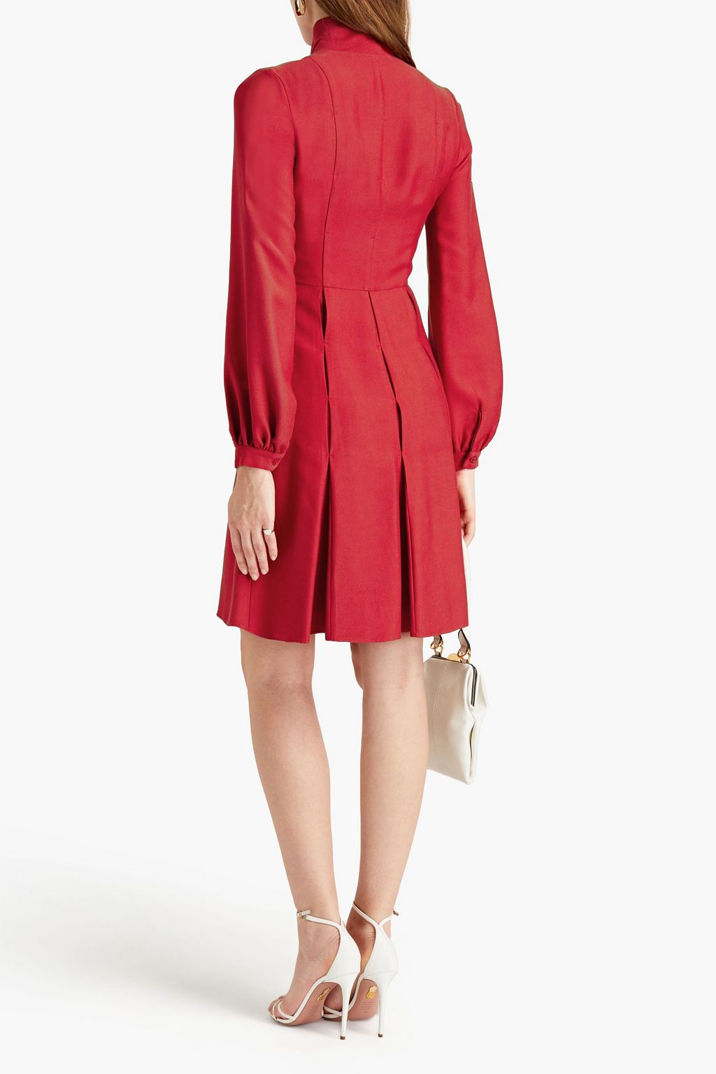 GIAMBATTISTA VALLI Pleated crepe dress