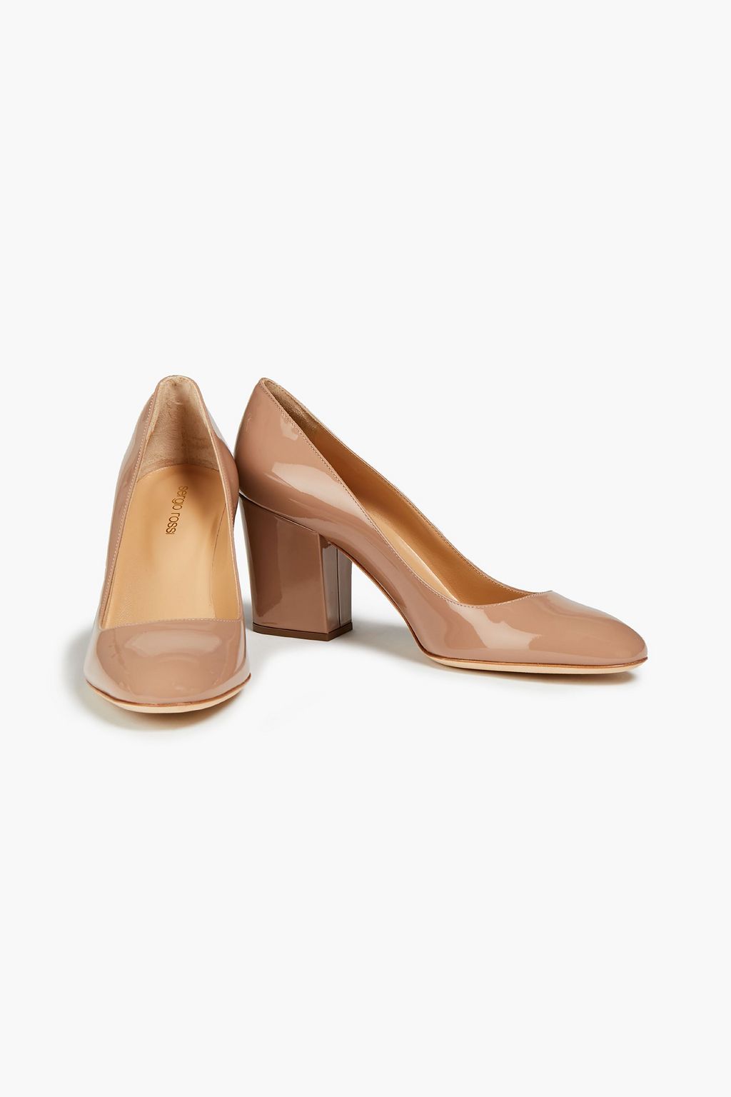 SERGIO ROSSI Patent-leather pumps