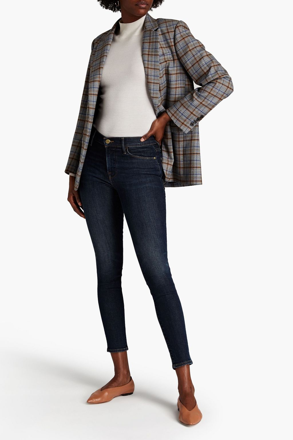 FRAME Le High halbhohe Skinny Jeans
