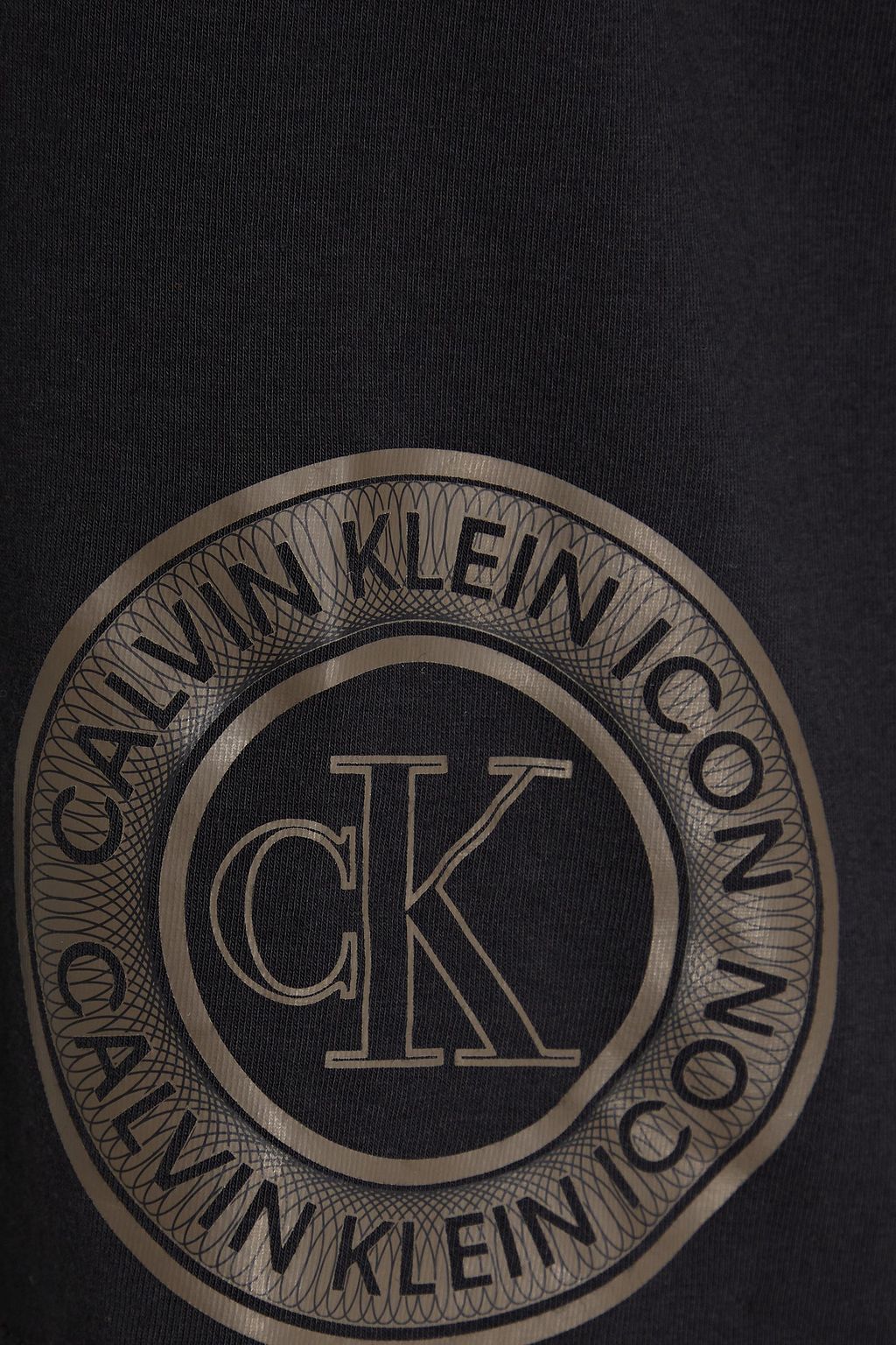 CALVIN KLEIN Printed cotton-jersey pajama top