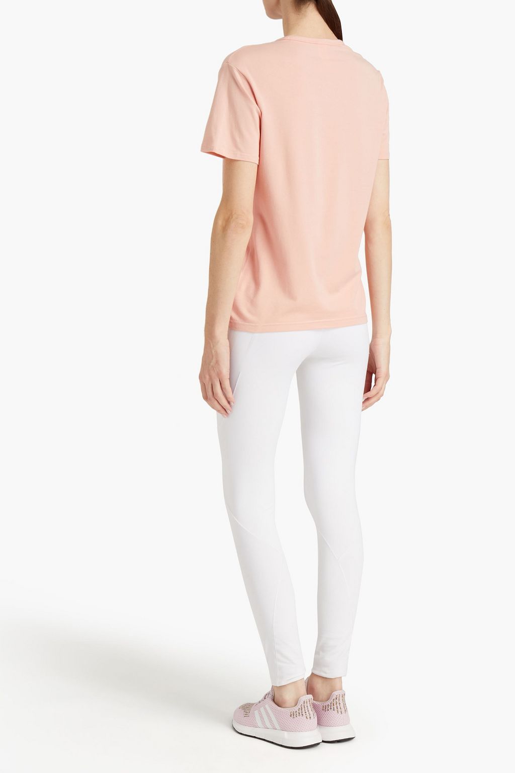 CK ONE Printed stretch-cotton jersey pajama top