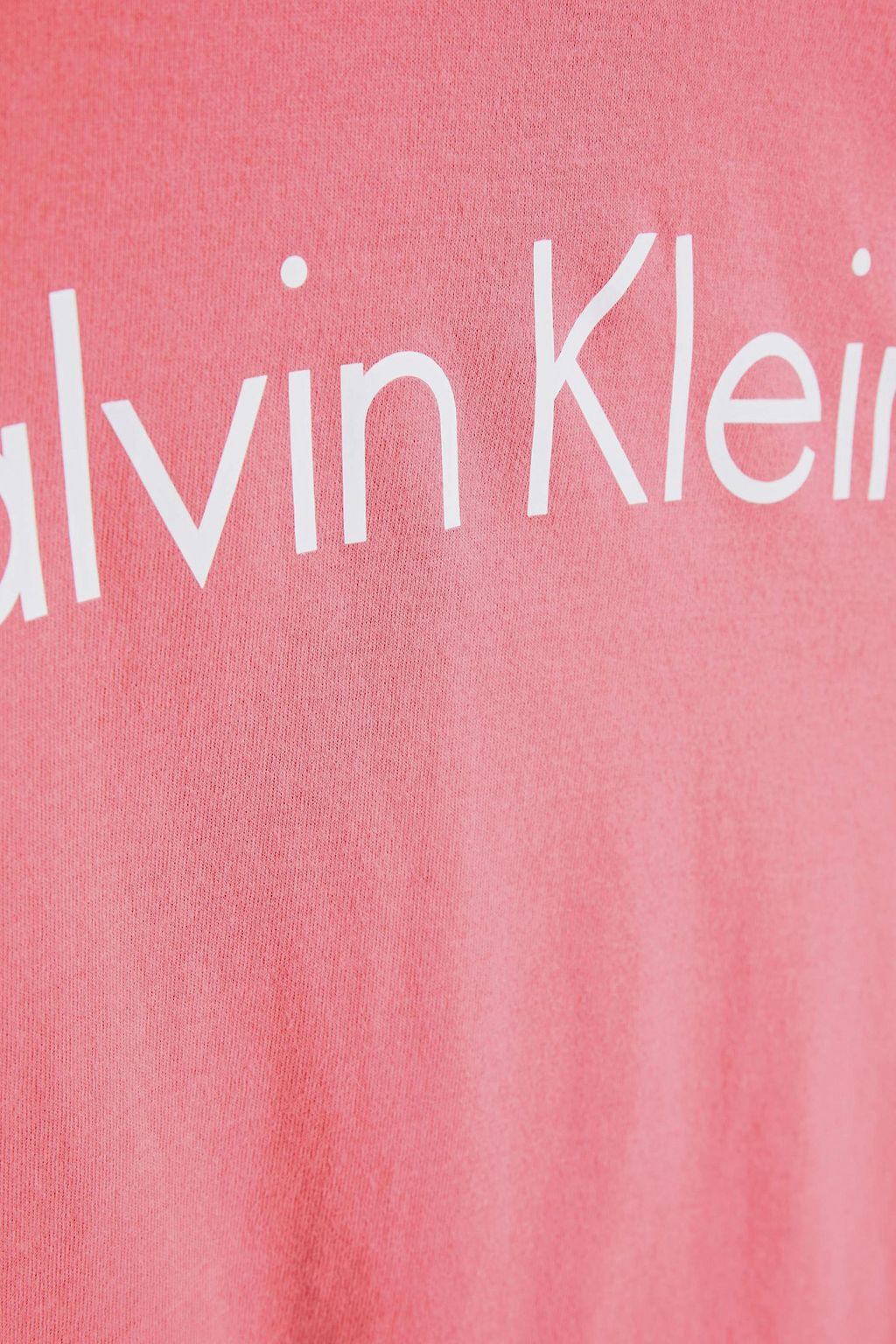 CALVIN KLEIN Printed cotton-jersey pajama top