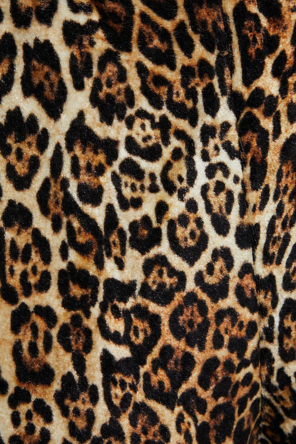 JUST CAVALLI Leopard-print cupro-blend terry track pants