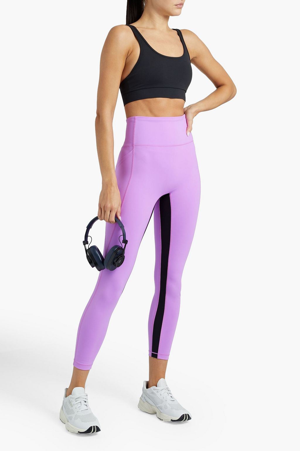 ALL ACCESS Two-tone stretch leggings