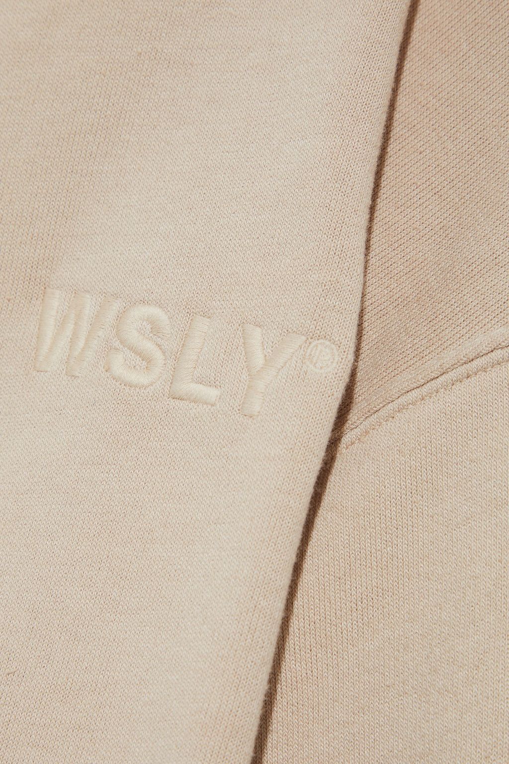 WSLY The Ecosoft oversized tie-dyed organic cotton-blend fleece hoodie