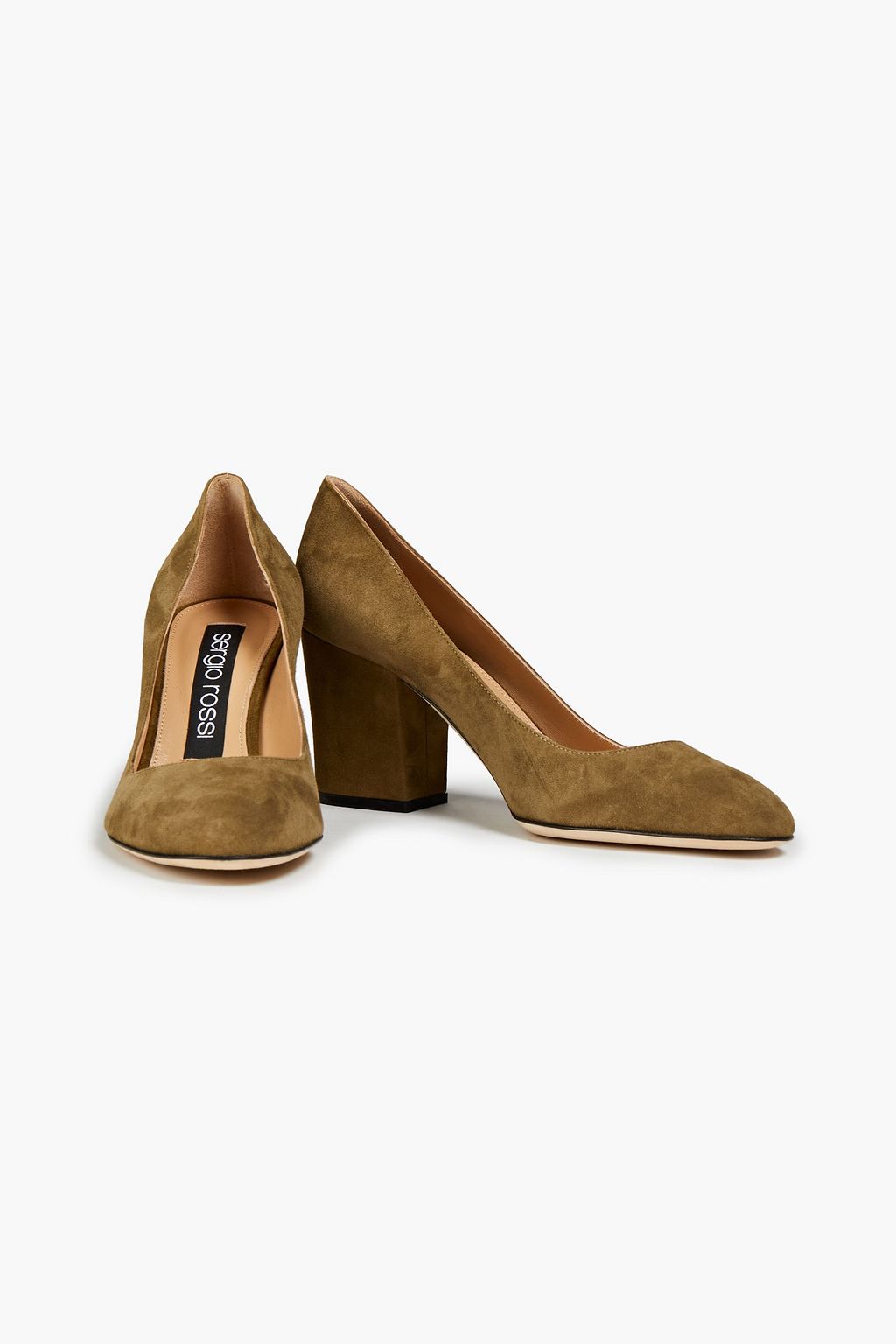SERGIO ROSSI Suede pumps