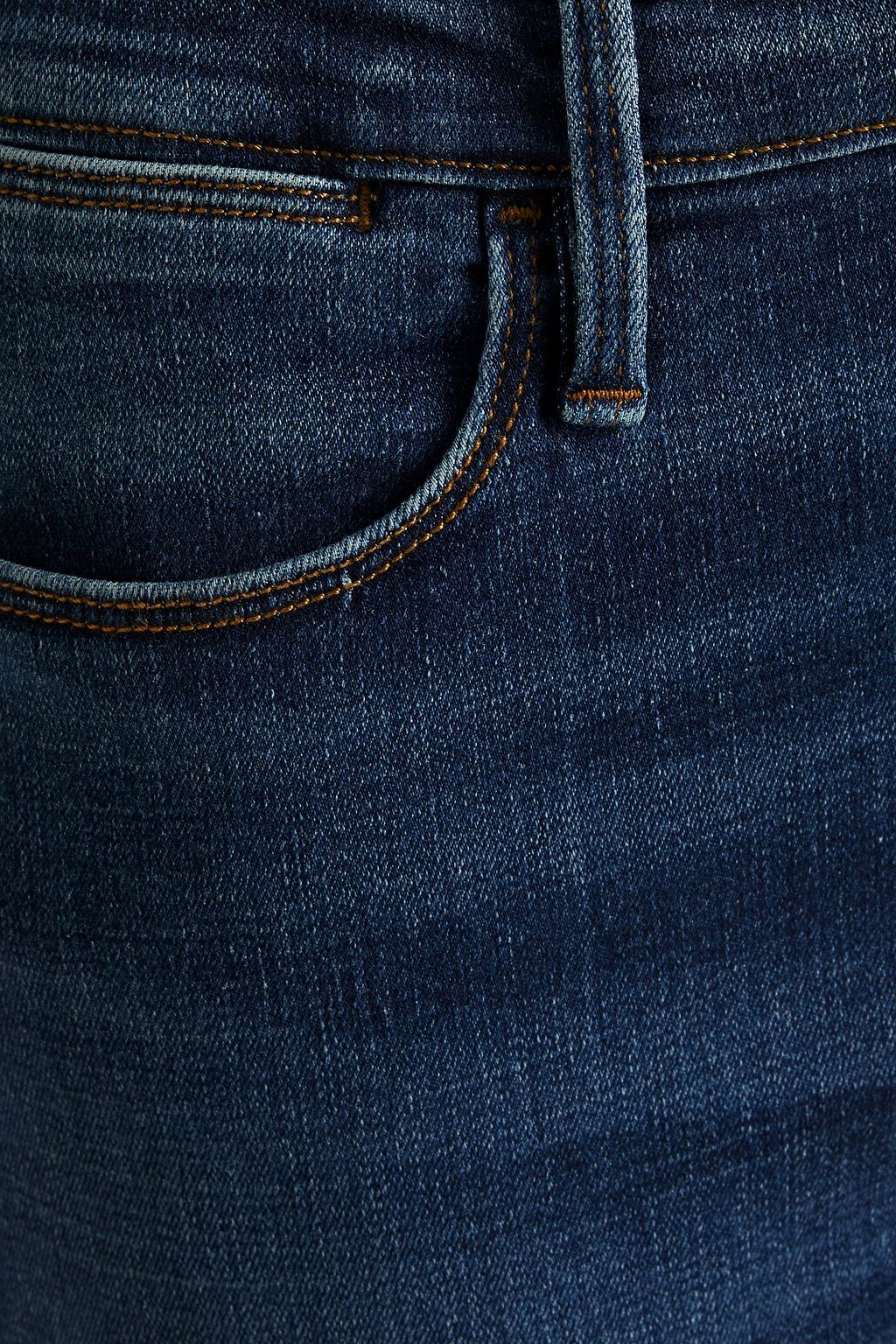 FRAME Le High Skinny faded high-rise skinny jeans