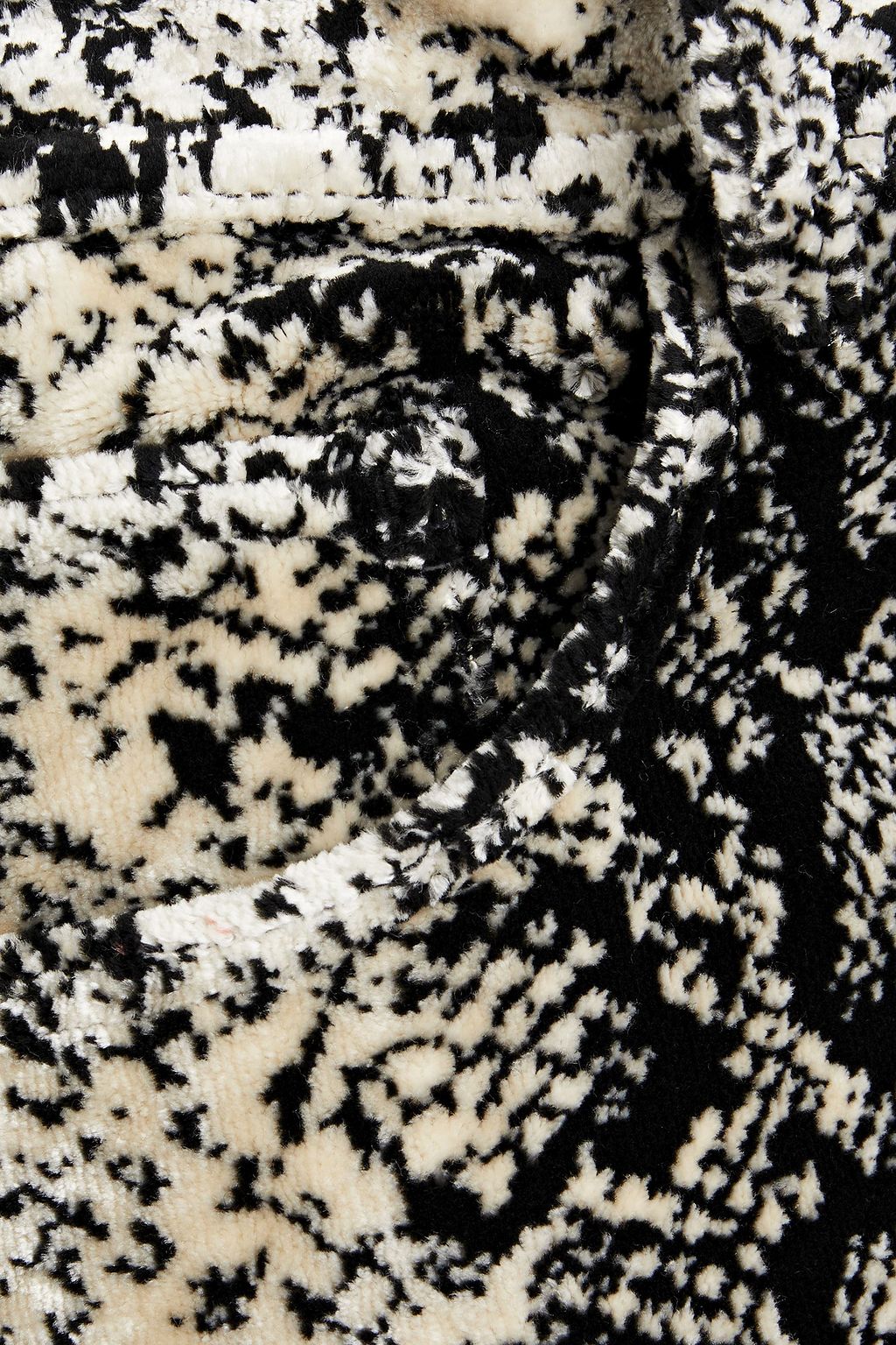 GIAMBATTISTA VALLI Snake-print velvet bootcut pants