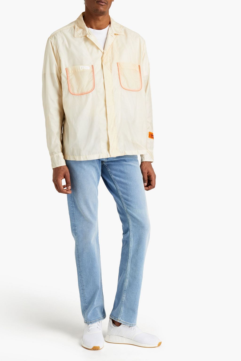 HERON PRESTON Printed shell shirt