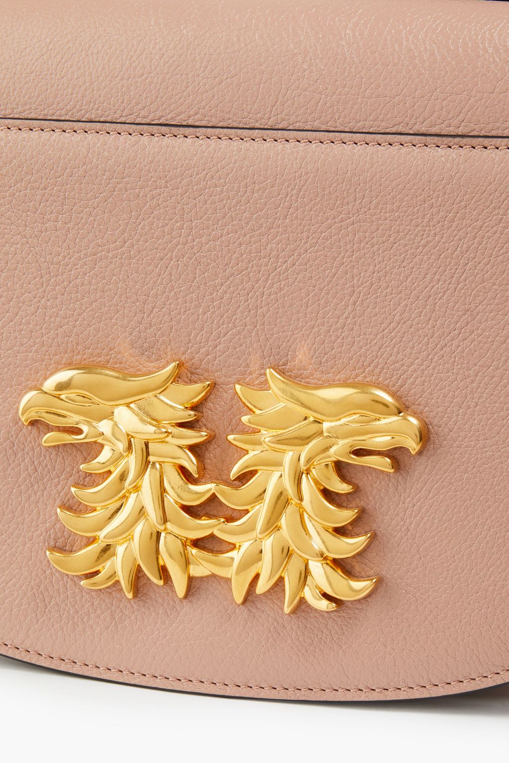 VALENTINO GARAVANI Maison Gryphons pebbled-leather shoulder bag