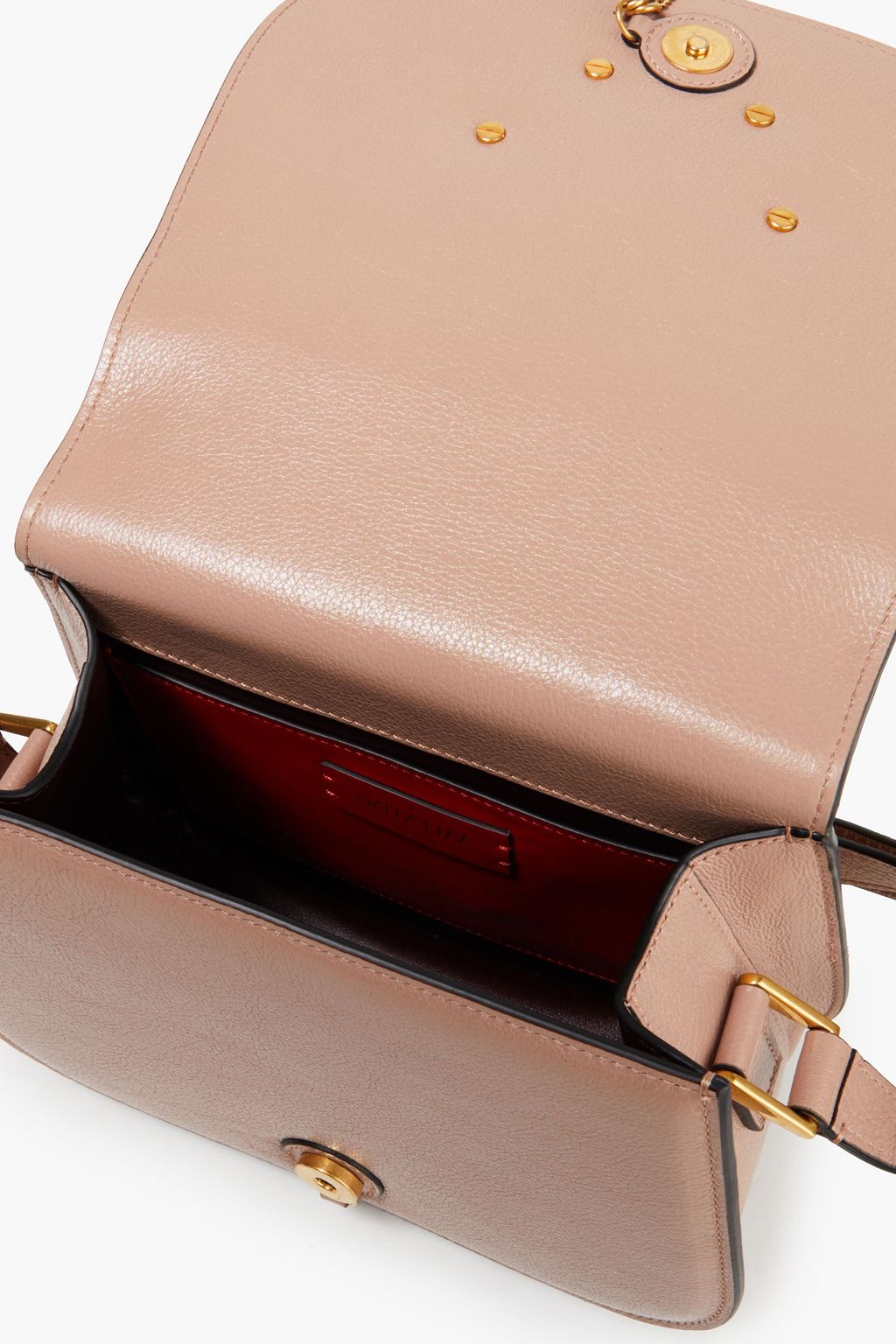 VALENTINO GARAVANI Maison Gryphons pebbled-leather shoulder bag