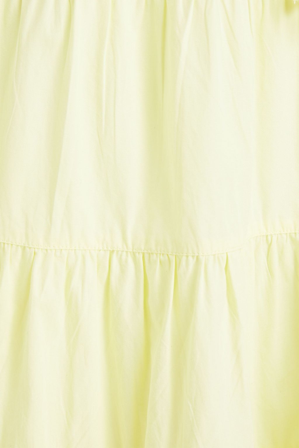ANTIK BATIK Kala belted tiered cotton maxi skirt