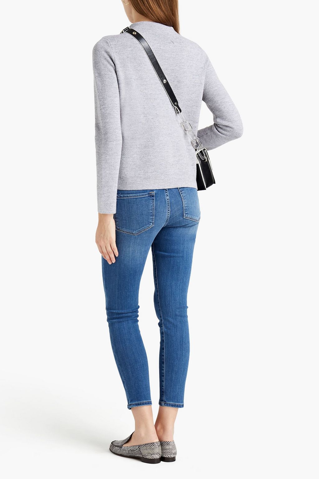 FRAME Le Skinny De Jeanne cropped mid-rise skinny jeans