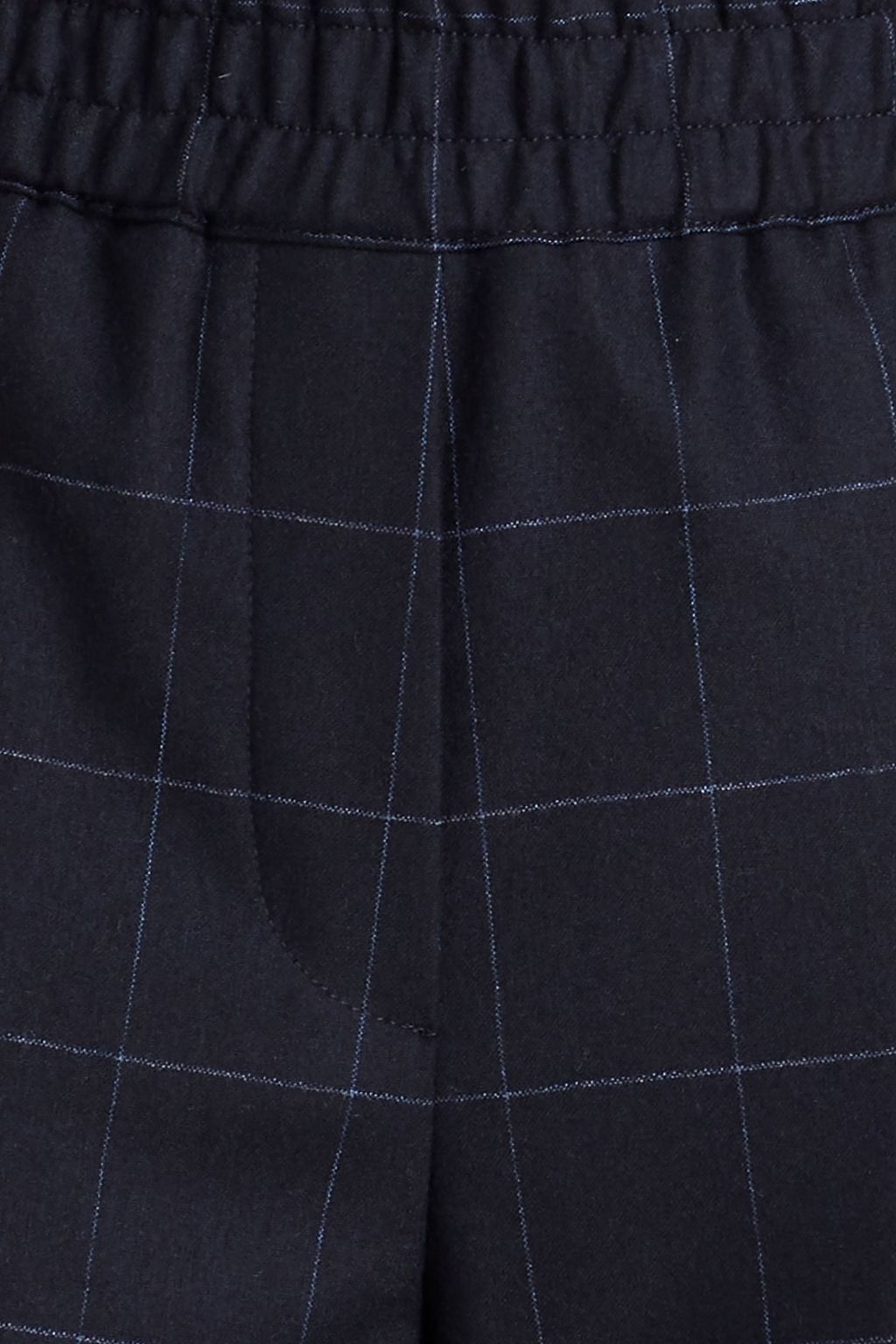 PS PAUL SMITH Checked flannel wide-leg pants