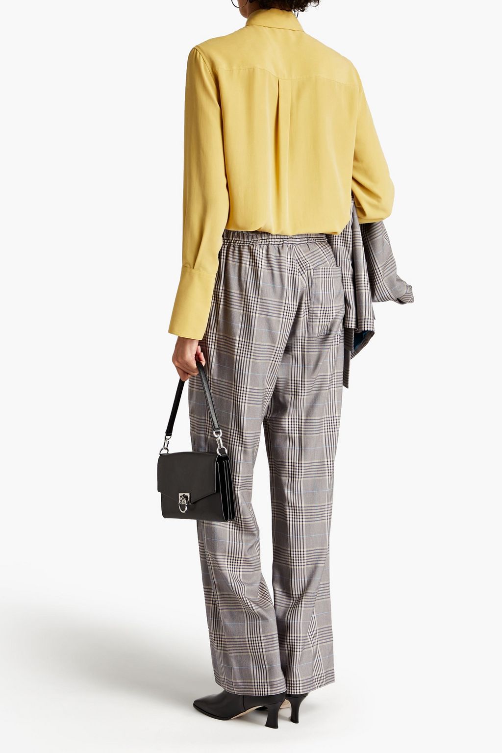 PS PAUL SMITH Checked tweed wide-leg pants
