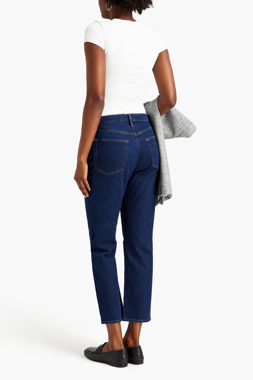 FRAME Le Original high-rise straight-leg jeans