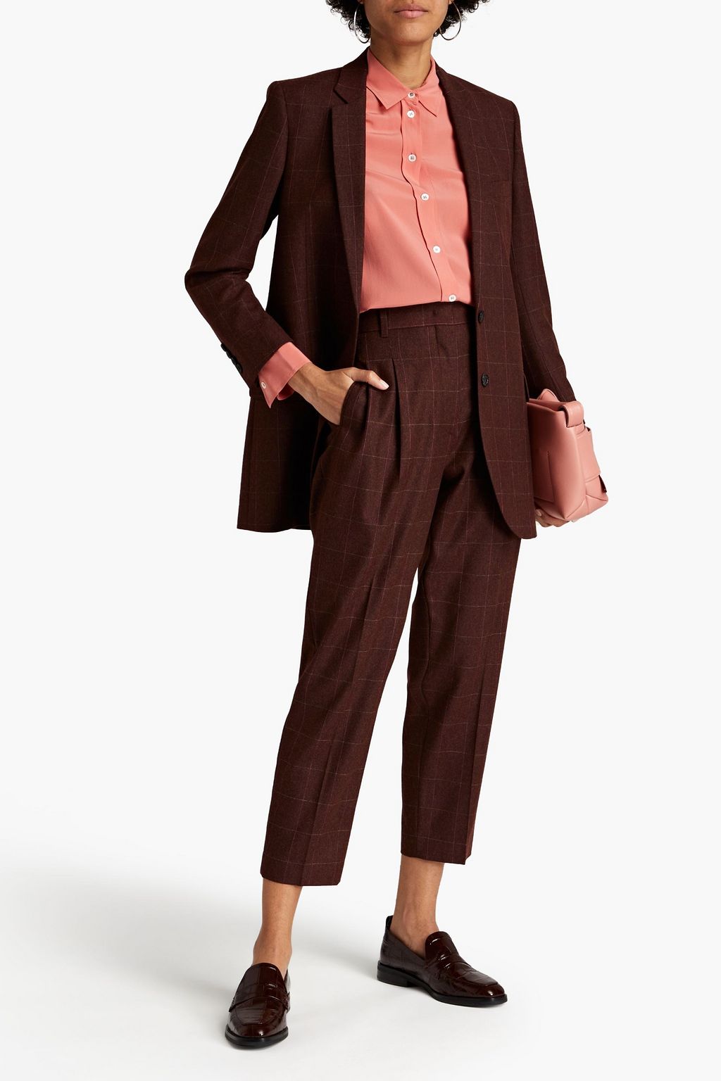 PS PAUL SMITH Checked flannel tapered pants