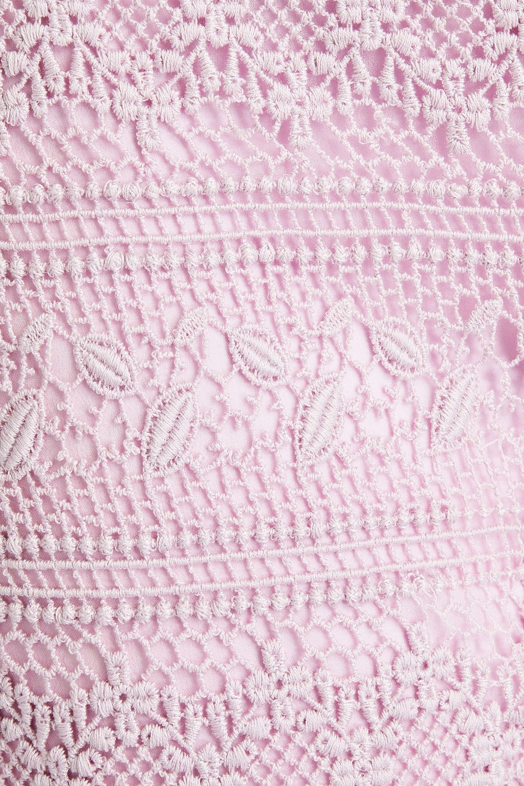GIAMBATTISTA VALLI Cotton-blend guipure lace shorts