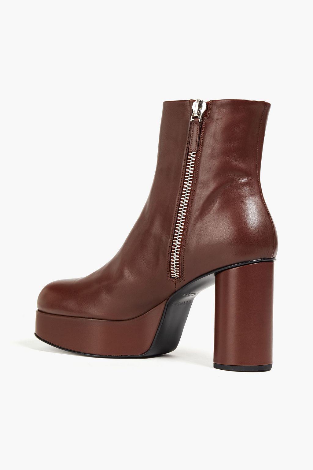 JIL SANDER Leather ankle boots