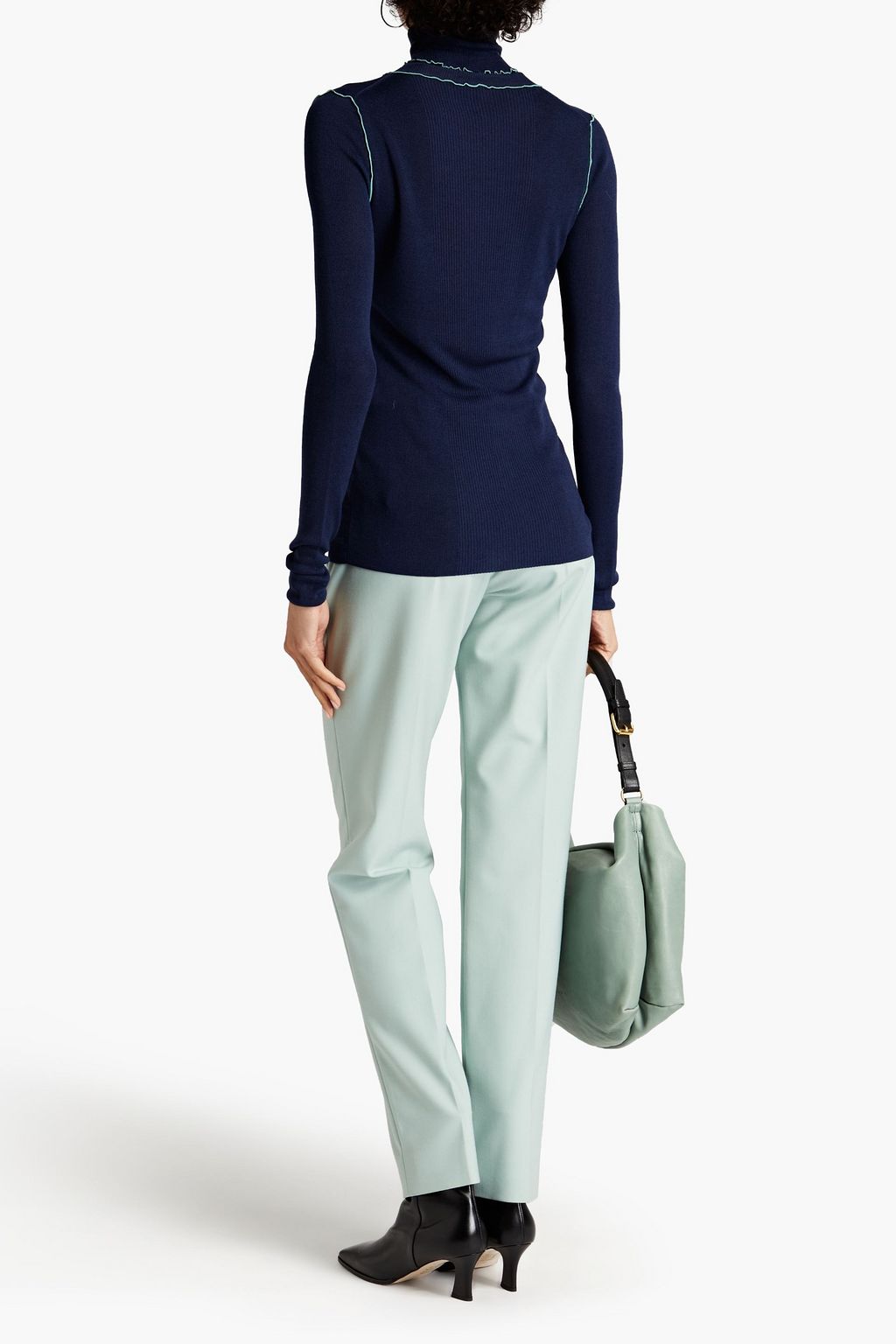 PS PAUL SMITH Ribbed-knit turtleneck sweater