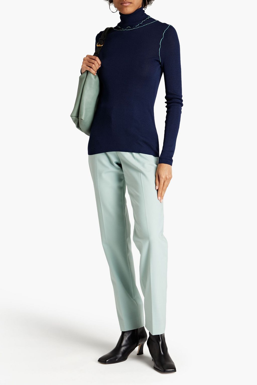 PS PAUL SMITH Ribbed-knit turtleneck sweater
