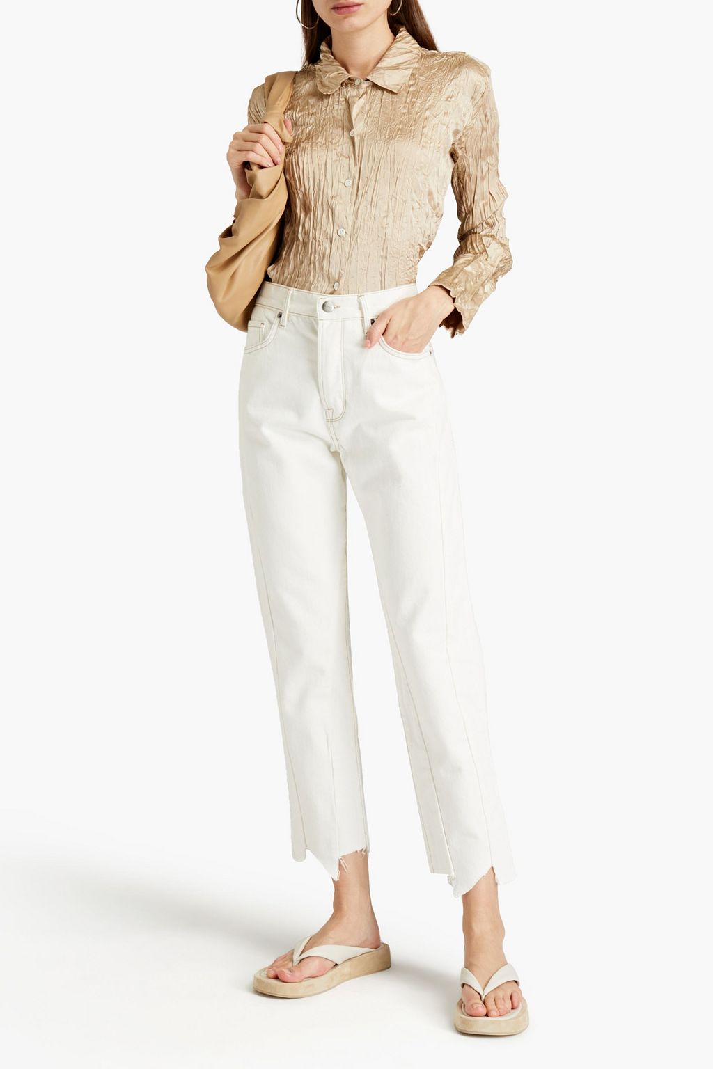 FRAME Mid-rise slim-leg jeans