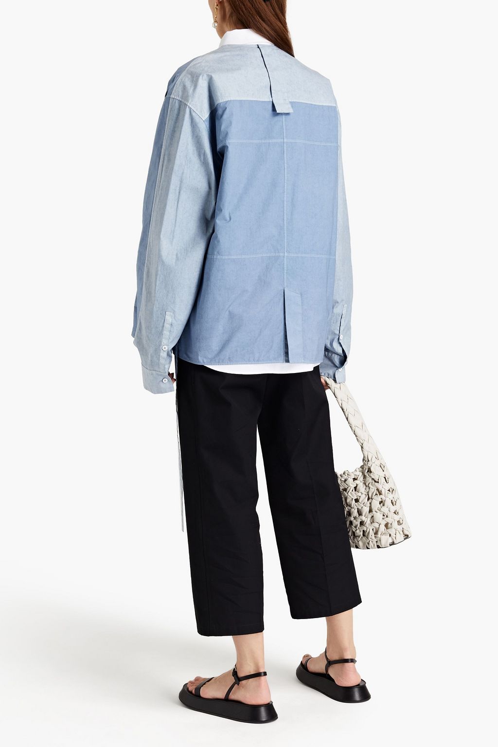JIL SANDER Cotton straight-leg pants