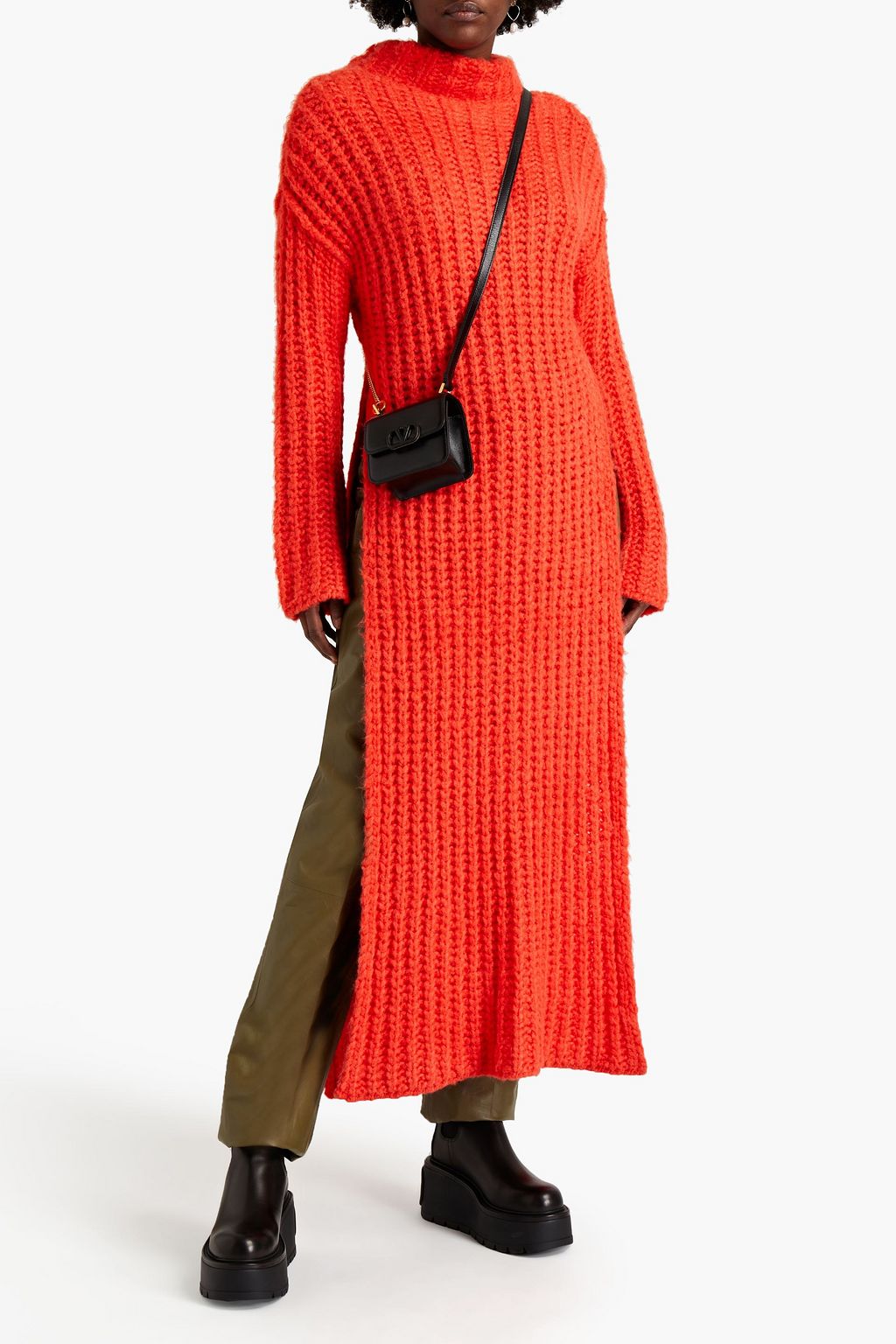 VALENTINO GARAVANI Ribbed silk sweater