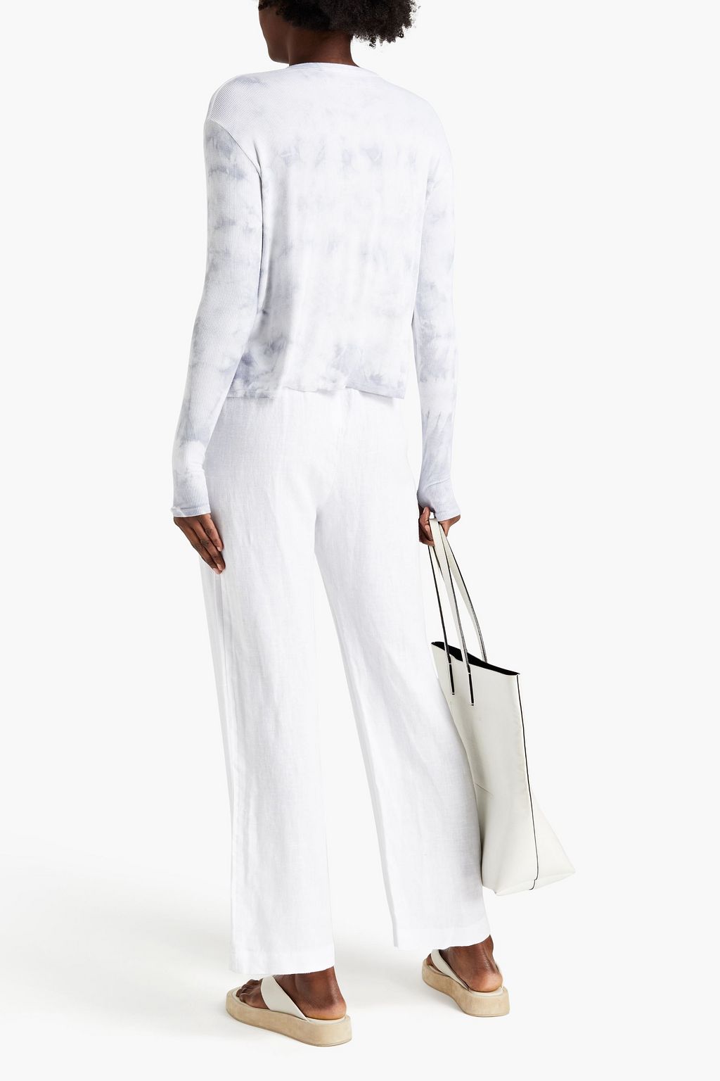 ENZA COSTA Linen wide-leg pants