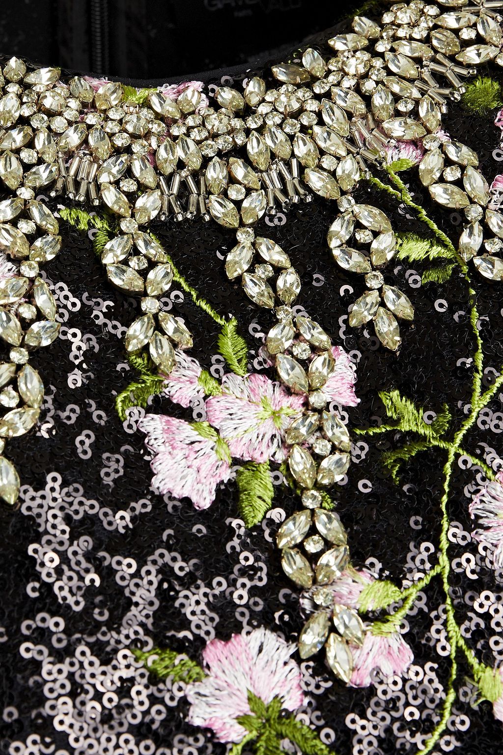 GIAMBATTISTA VALLI Embellished embroidered tulle dress