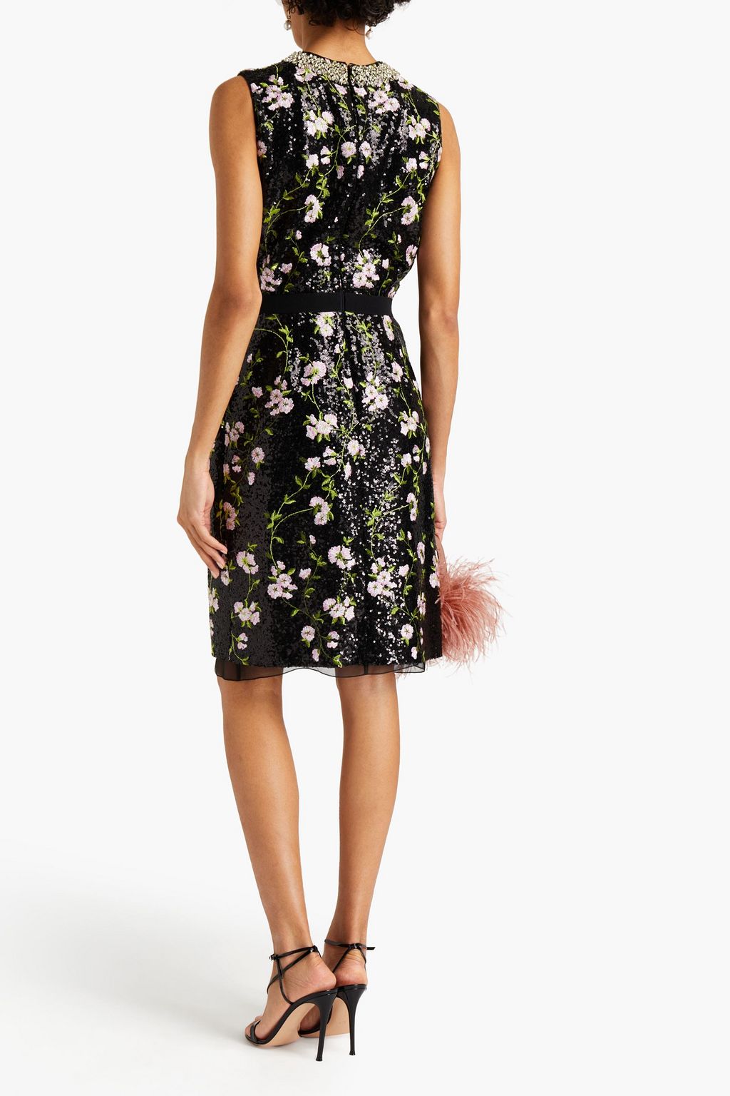 GIAMBATTISTA VALLI Embellished embroidered tulle dress