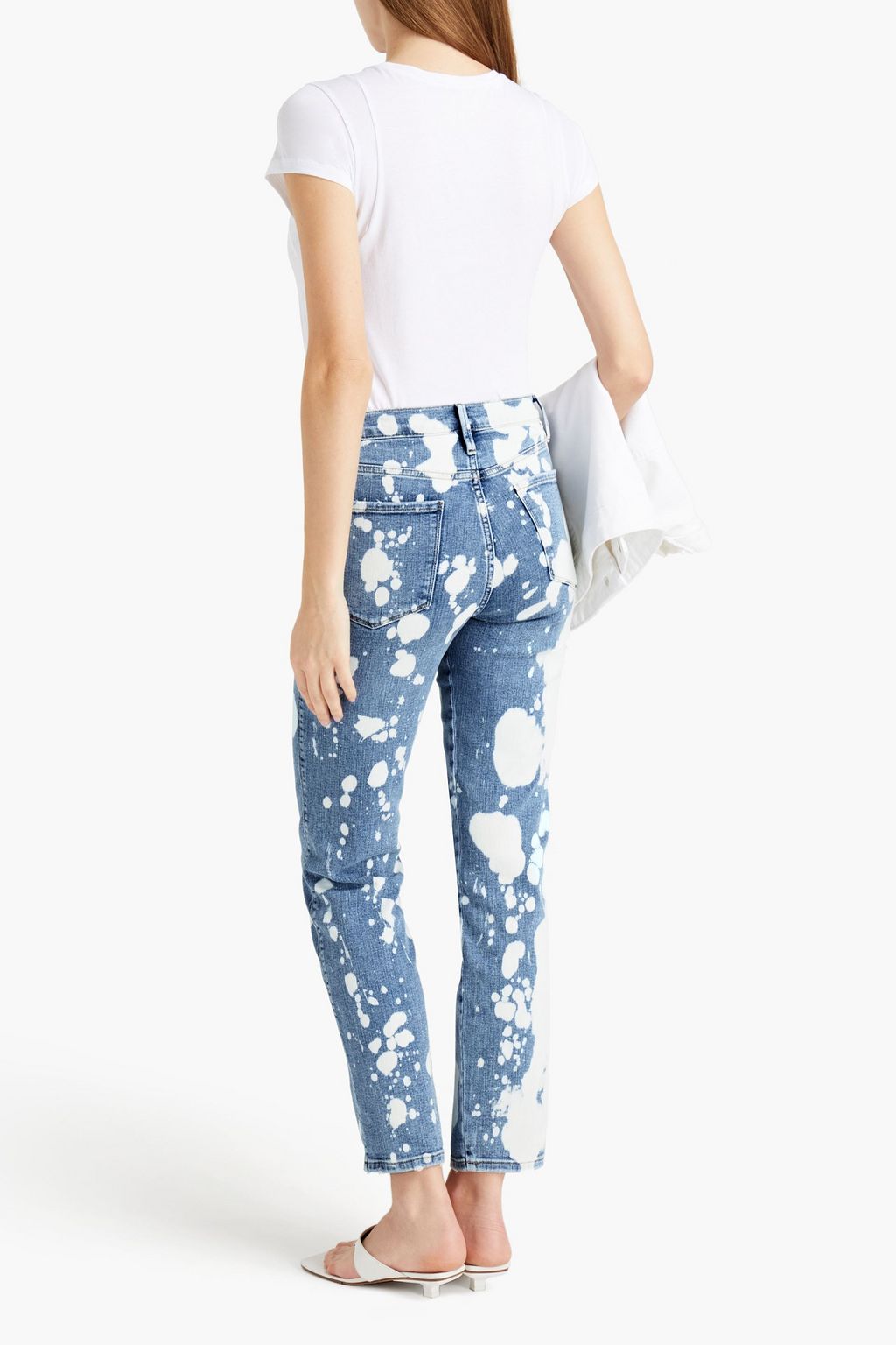 FRAME Le Pixie Sylvie high-rise straight-leg jeans