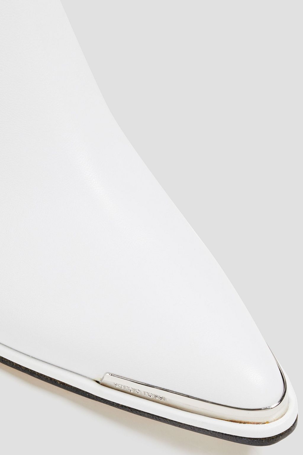 SERGIO ROSSI Embellished leather ankle boots