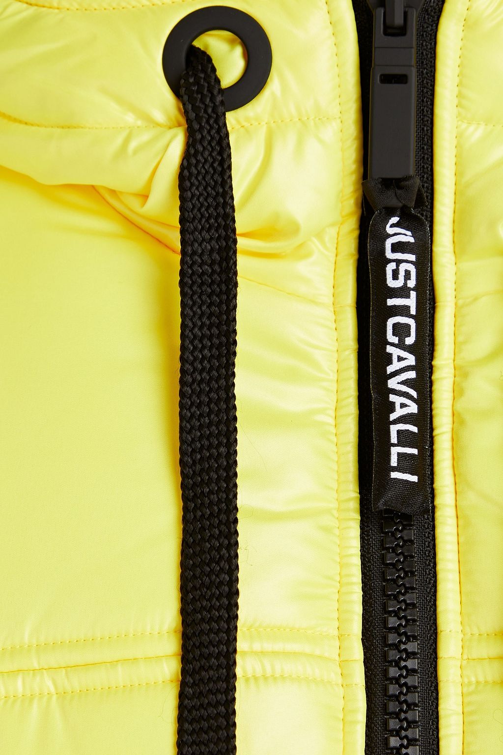 JUST CAVALLI Reversible shell hooded jacket
