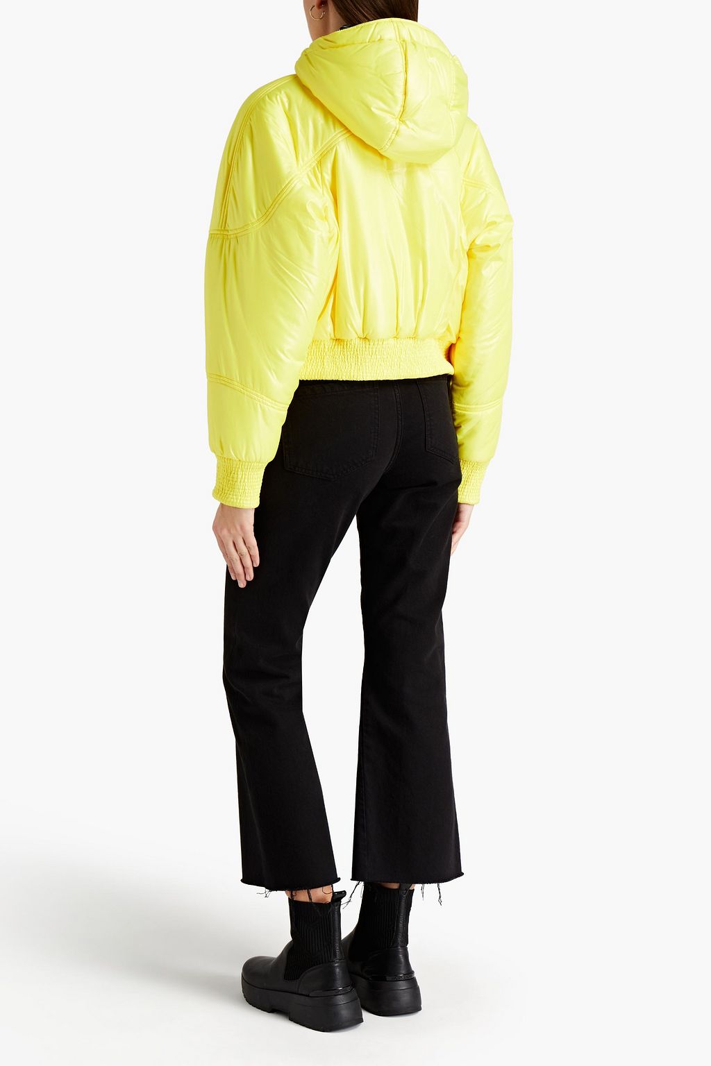 JUST CAVALLI Reversible shell hooded jacket