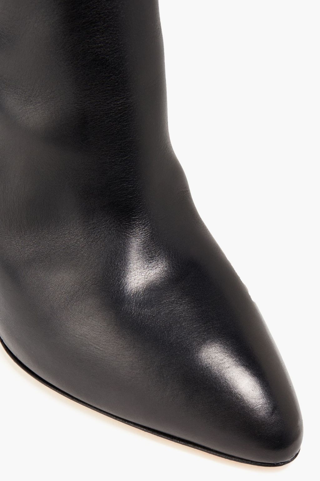 SERGIO ROSSI Leather over-the-knee boots