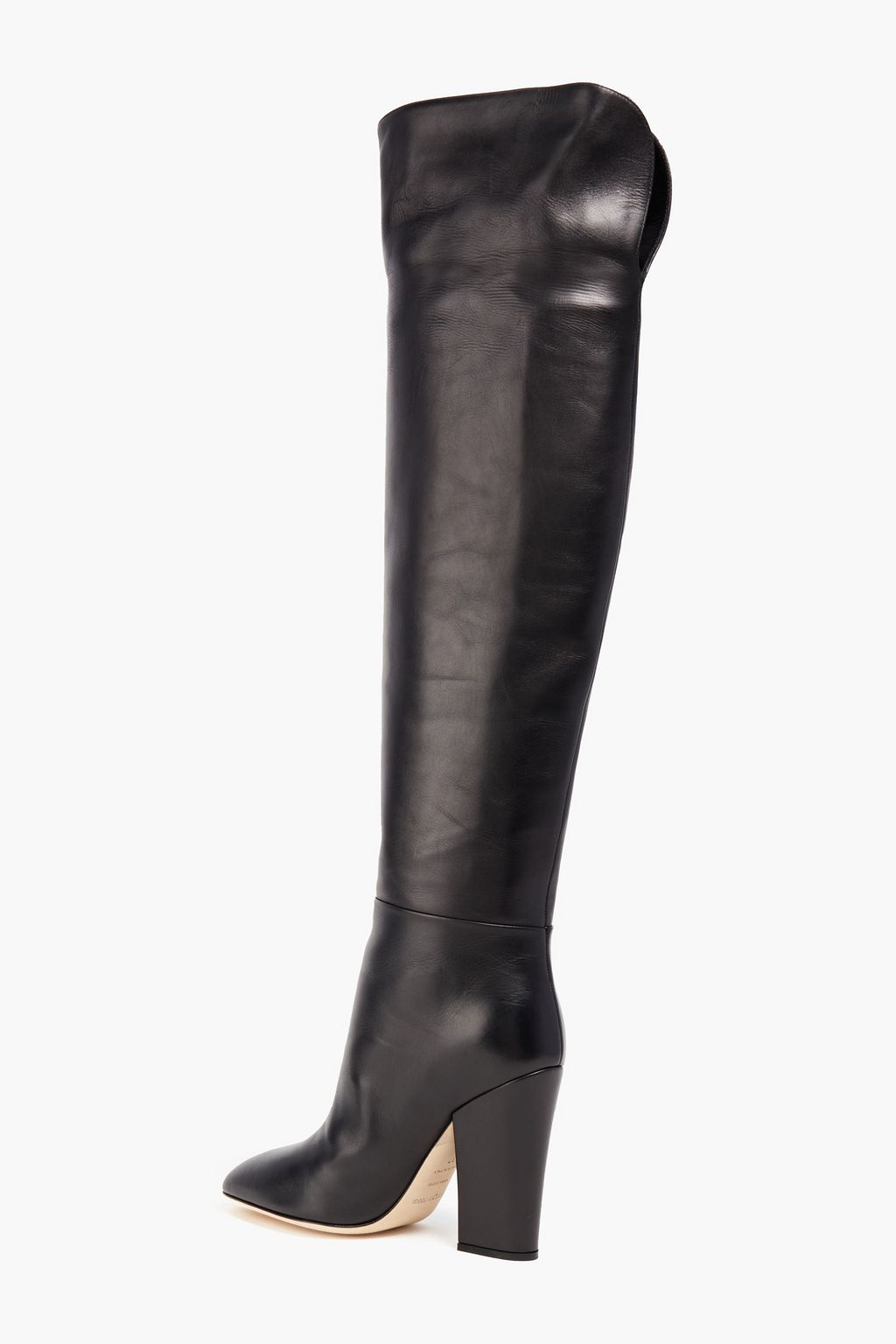 SERGIO ROSSI Leather over-the-knee boots