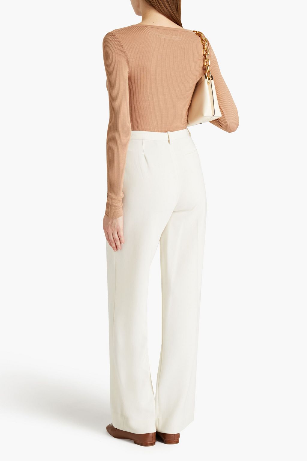 ENZA COSTA Ribbed jersey top