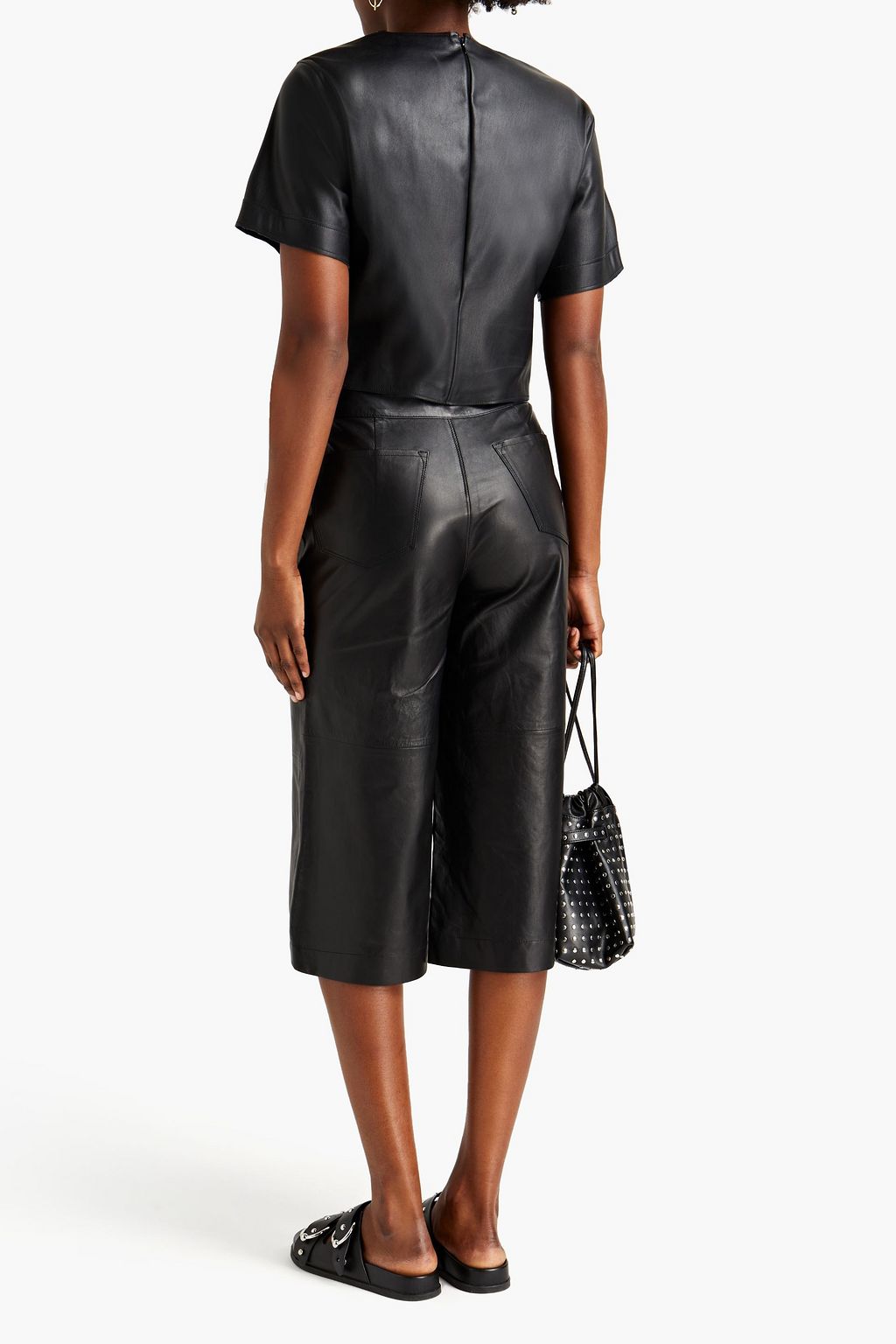 FRAME Leather culottes