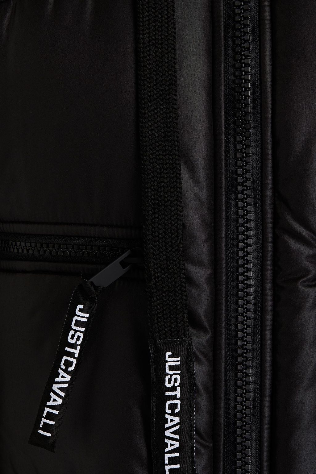 JUST CAVALLI Reversible shell hooded jacket