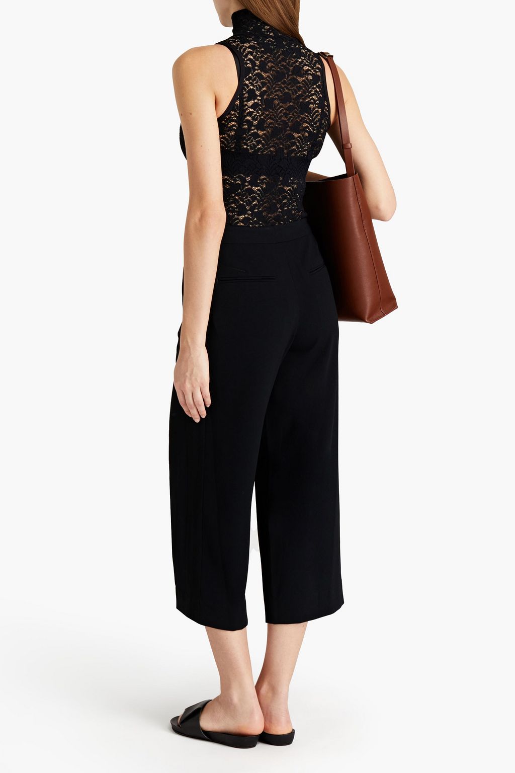 ENZA COSTA Stretch-lace bodysuit