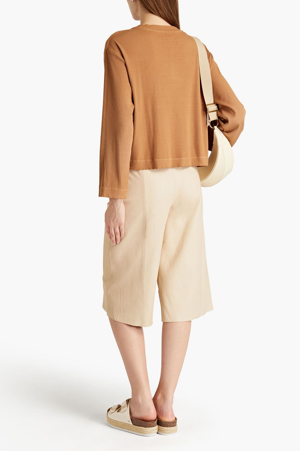 ENZA COSTA Ribbed jersey top