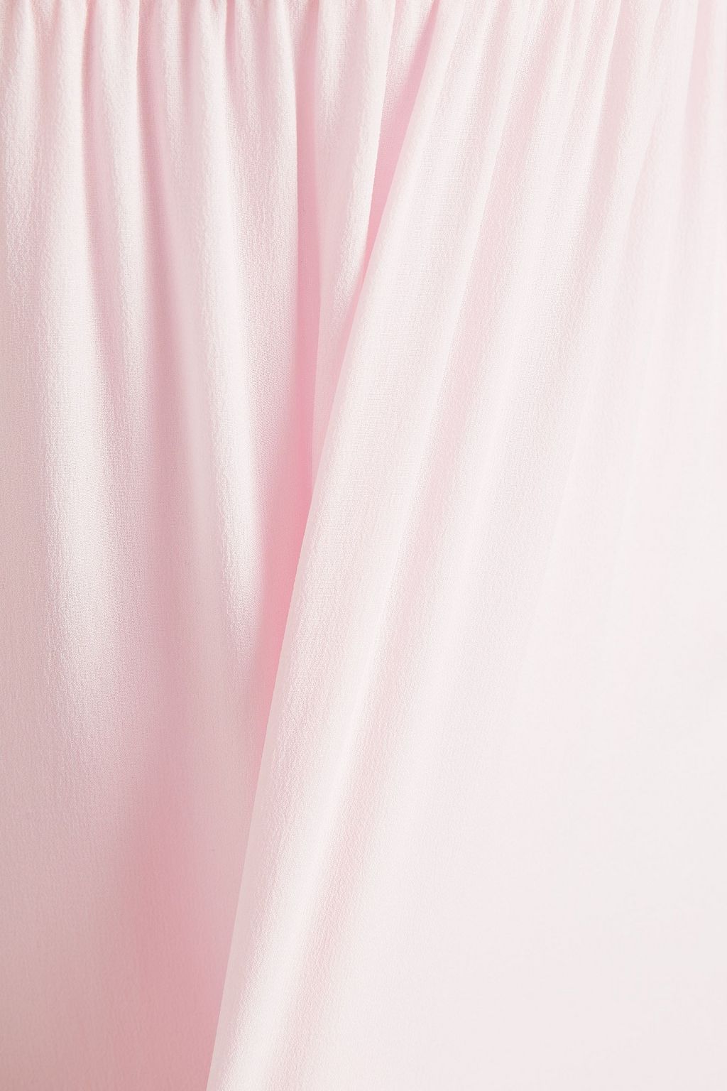 GIAMBATTISTA VALLI Off-the-shoulder shirred silk-chiffon mini dress