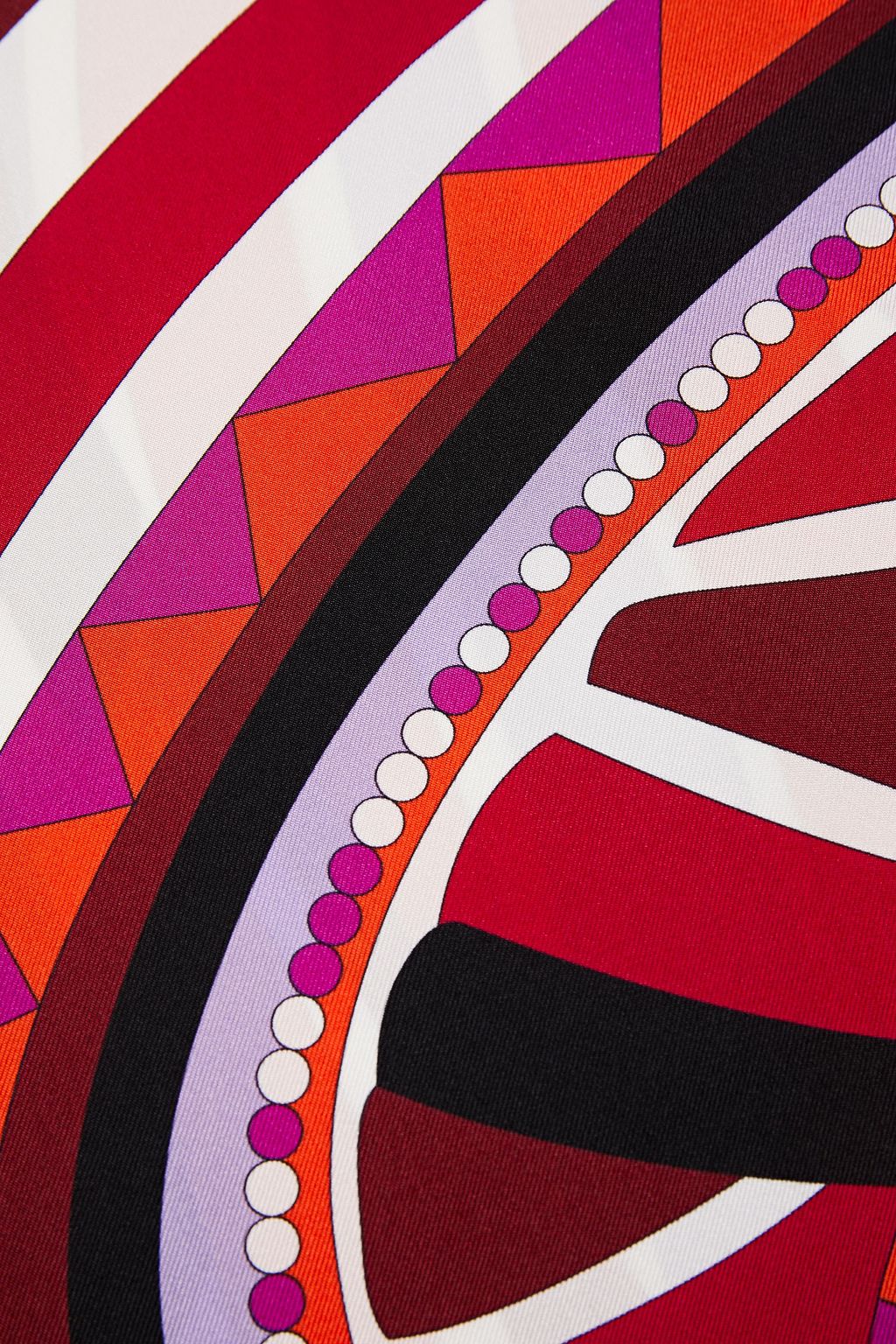 PUCCI Printed silk-twill scarf