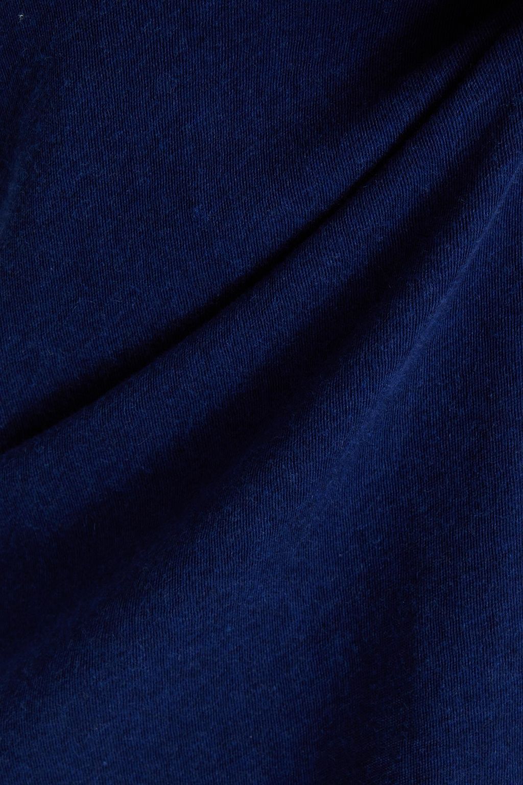 ENZA COSTA Mélange cotton and cashmere-blend top