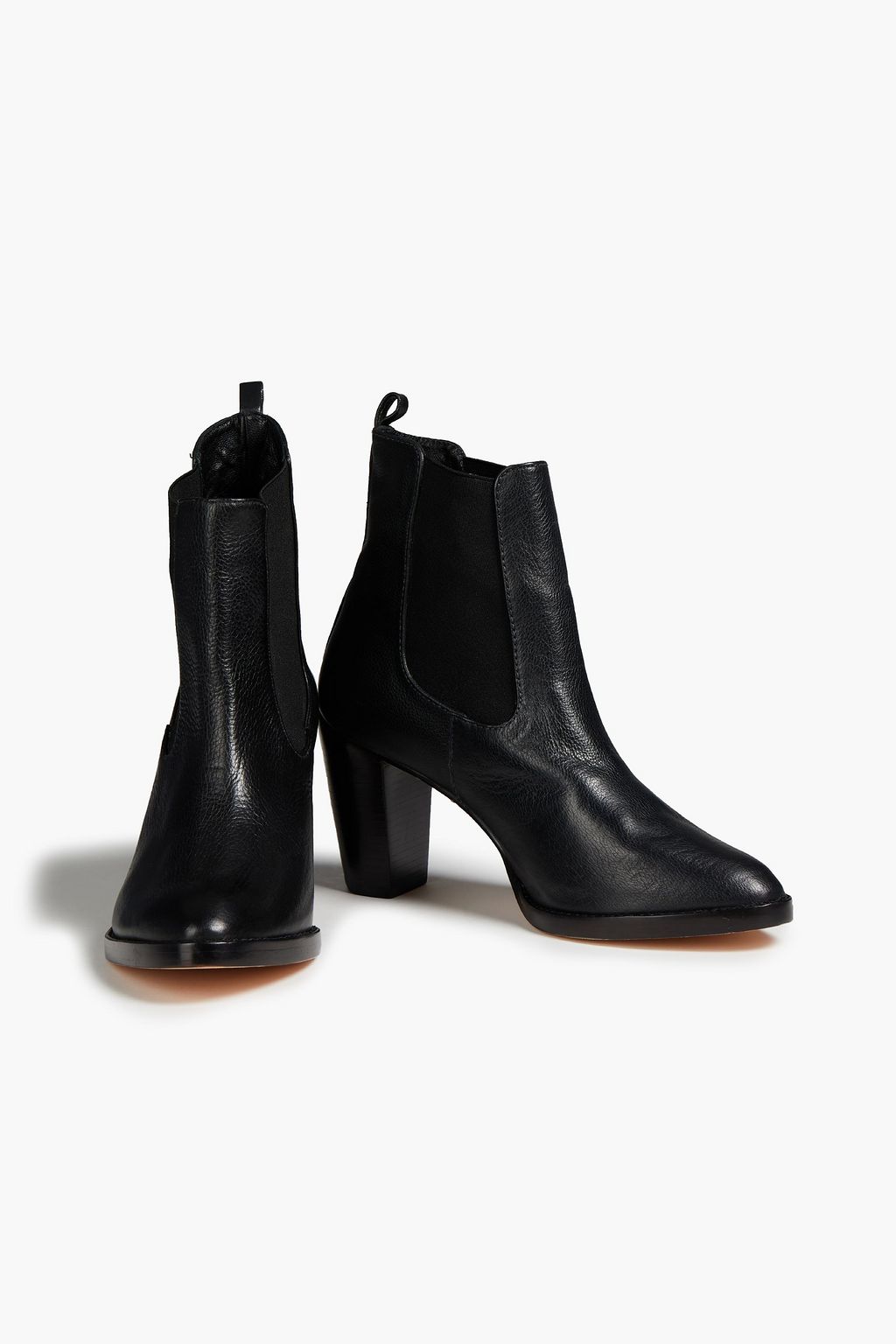 ZIMMERMANN Pebbled-leather ankle boots