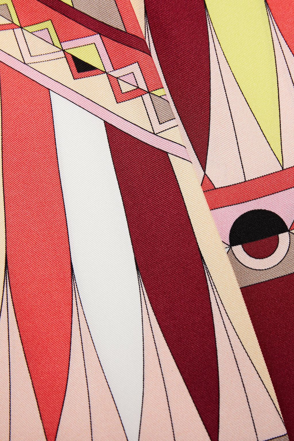 PUCCI Printed silk-twill stole