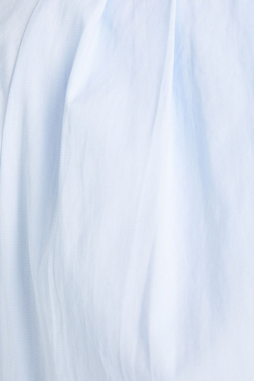 FRAME Lindsay pleated cotton-poplin top